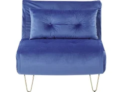 Sofasæt 3 personers VESTFOLD Velour Navy Blå