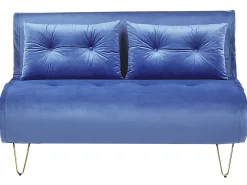 Sofasæt 3 personers VESTFOLD Velour Navy Blå