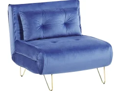 Sofasæt 3 personers VESTFOLD Velour Navy Blå