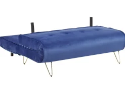 Sofasæt 3 personers VESTFOLD Velour Navy Blå
