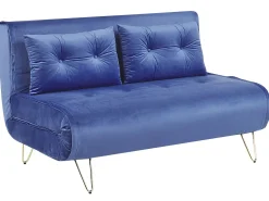 Sofasæt 3 personers VESTFOLD Velour Navy Blå