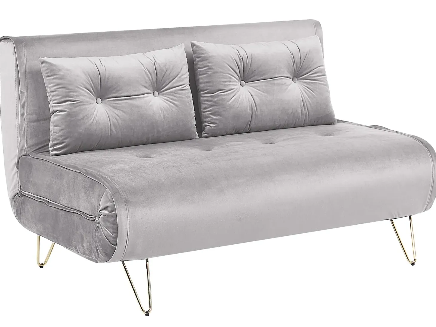 Sofasæt 3 personers VESTFOLD Velour Grå