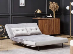 Sofasæt 3 personers VESTFOLD Velour Grå