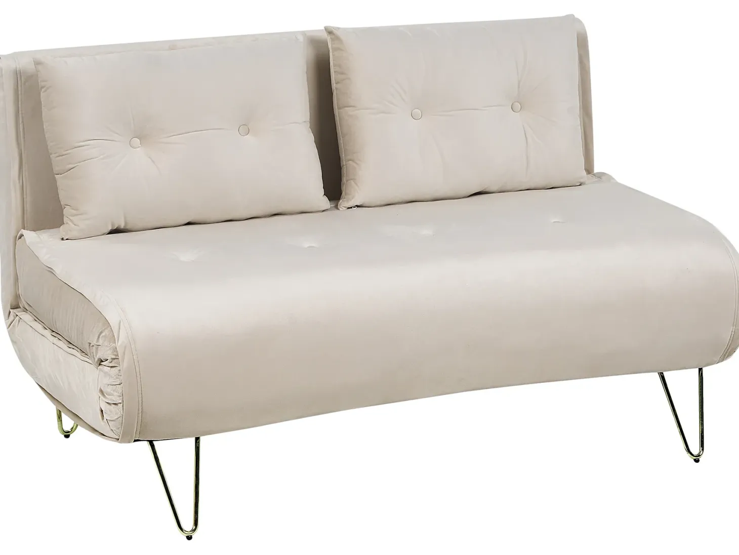 Sofasæt 3 personers VESTFOLD Velour Beige