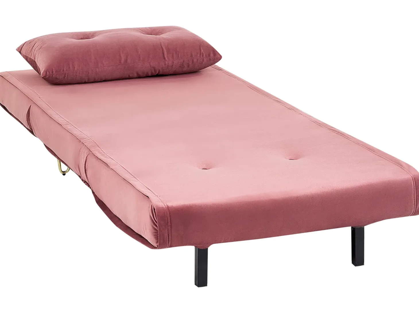Sofasæt 3 personers VESTFOLD Velour Lyserød