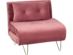 Sofasæt 3 personers VESTFOLD Velour Lyserød
