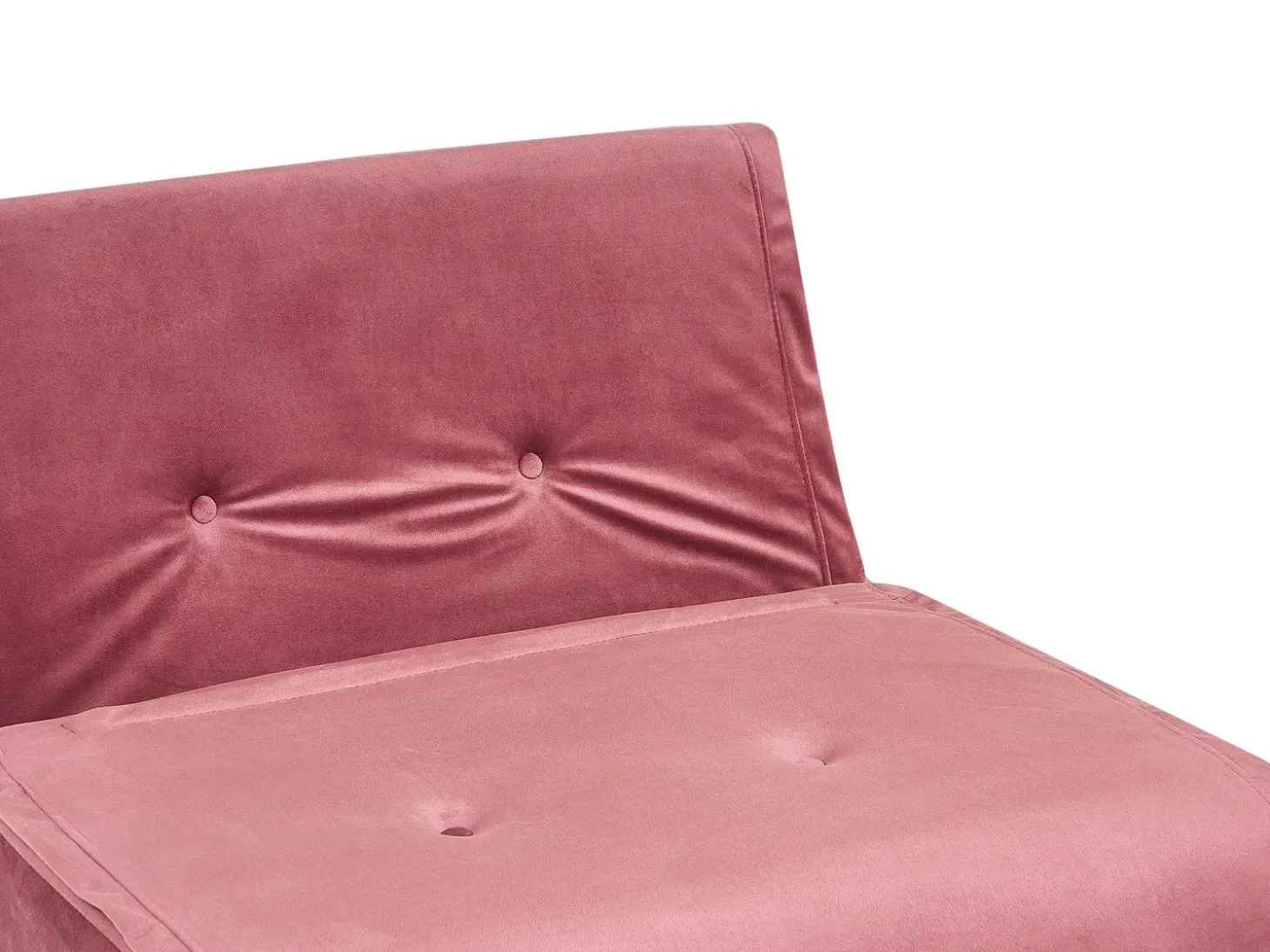 Sofasæt 3 personers VESTFOLD Velour Lyserød