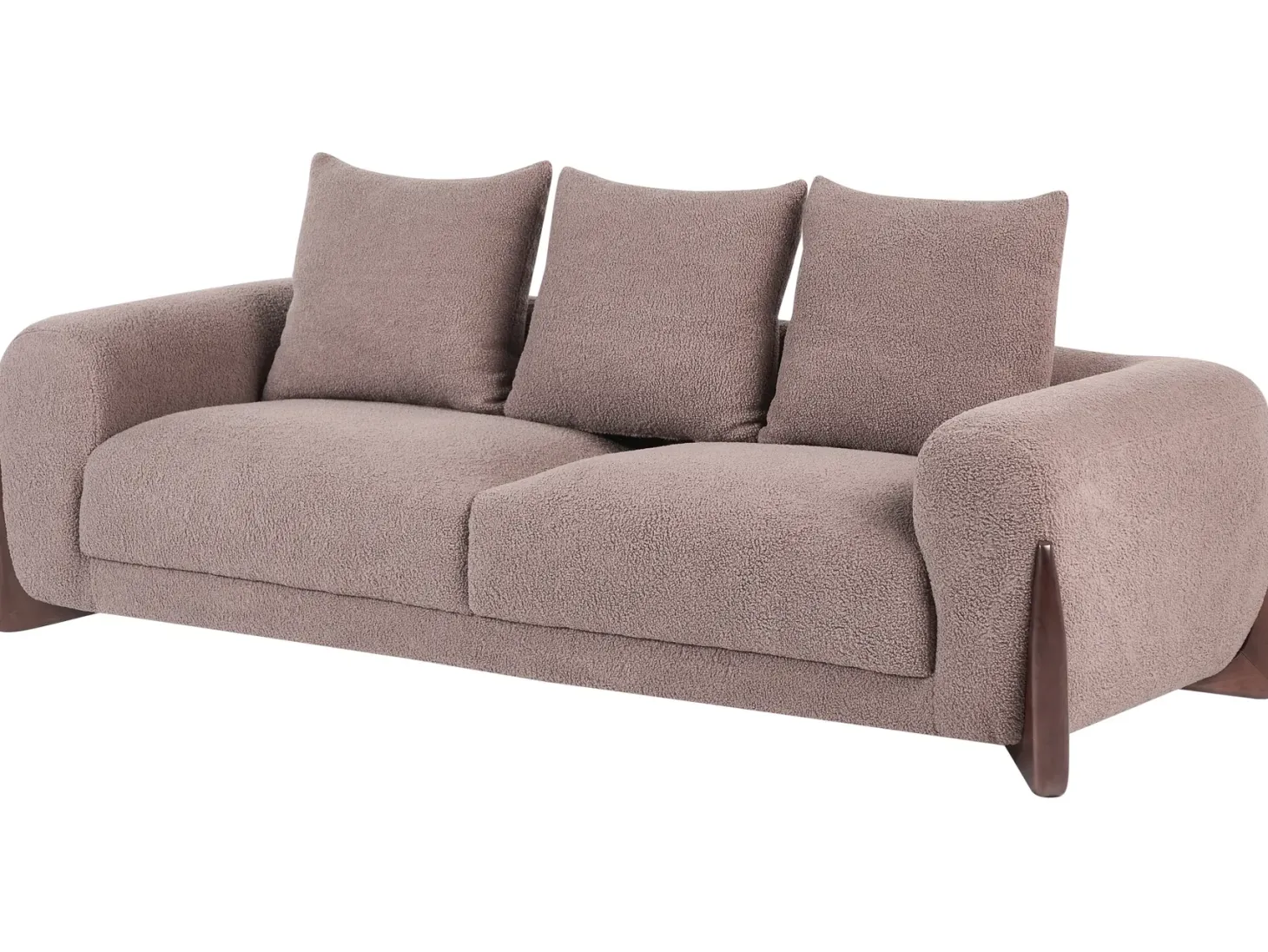 Sofasæt 6 personers VINLIDEN Boucle Brun