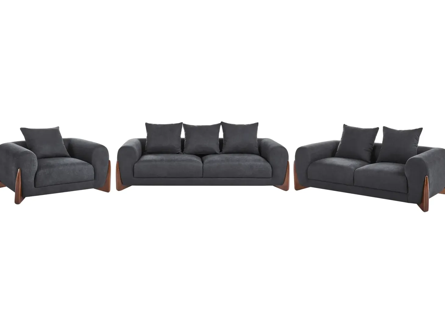 Sofasæt 6 personers VINLIDEN Sort