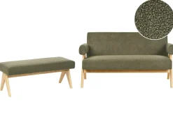 Sofasæt TAMRE Boucle Grøn/ Lysebrun