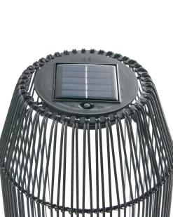 Solcelledrevet lanterne DONGWE 70 cm Sort
