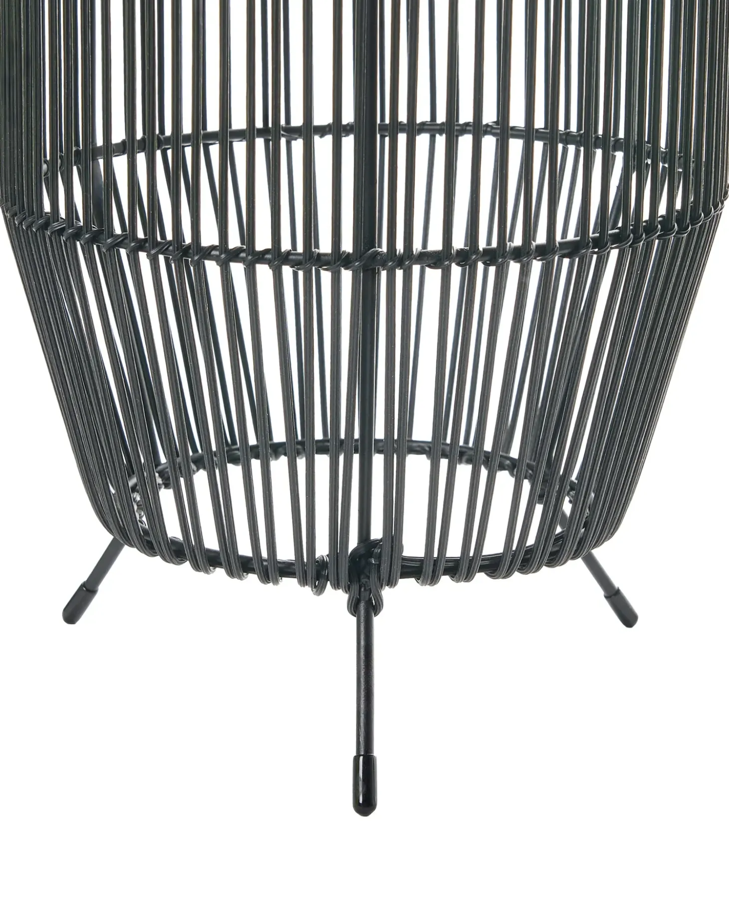 Solcelledrevet lanterne DONGWE 70 cm Sort