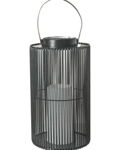 Solcelledrevet lanterne MACHILI 53 cm Sort