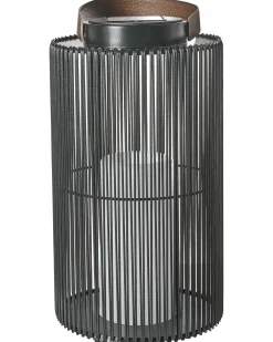 Solcelledrevet lanterne MACHILI 53 cm Sort