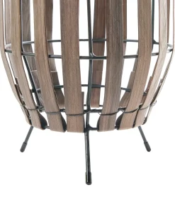 Solcelledrevet lanterne MUZIZI 69 cm Mørkebrun