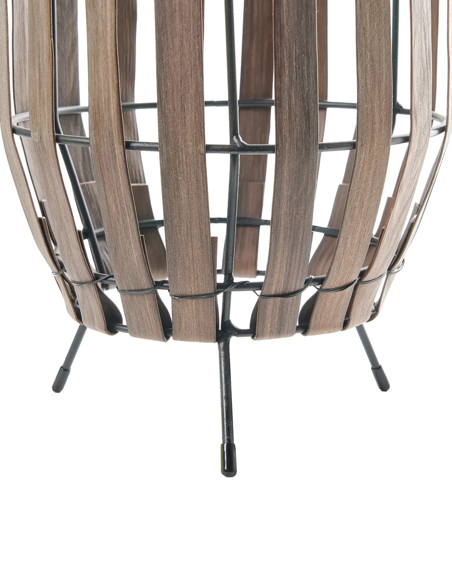 Solcelledrevet lanterne MUZIZI 69 cm Mørkebrun