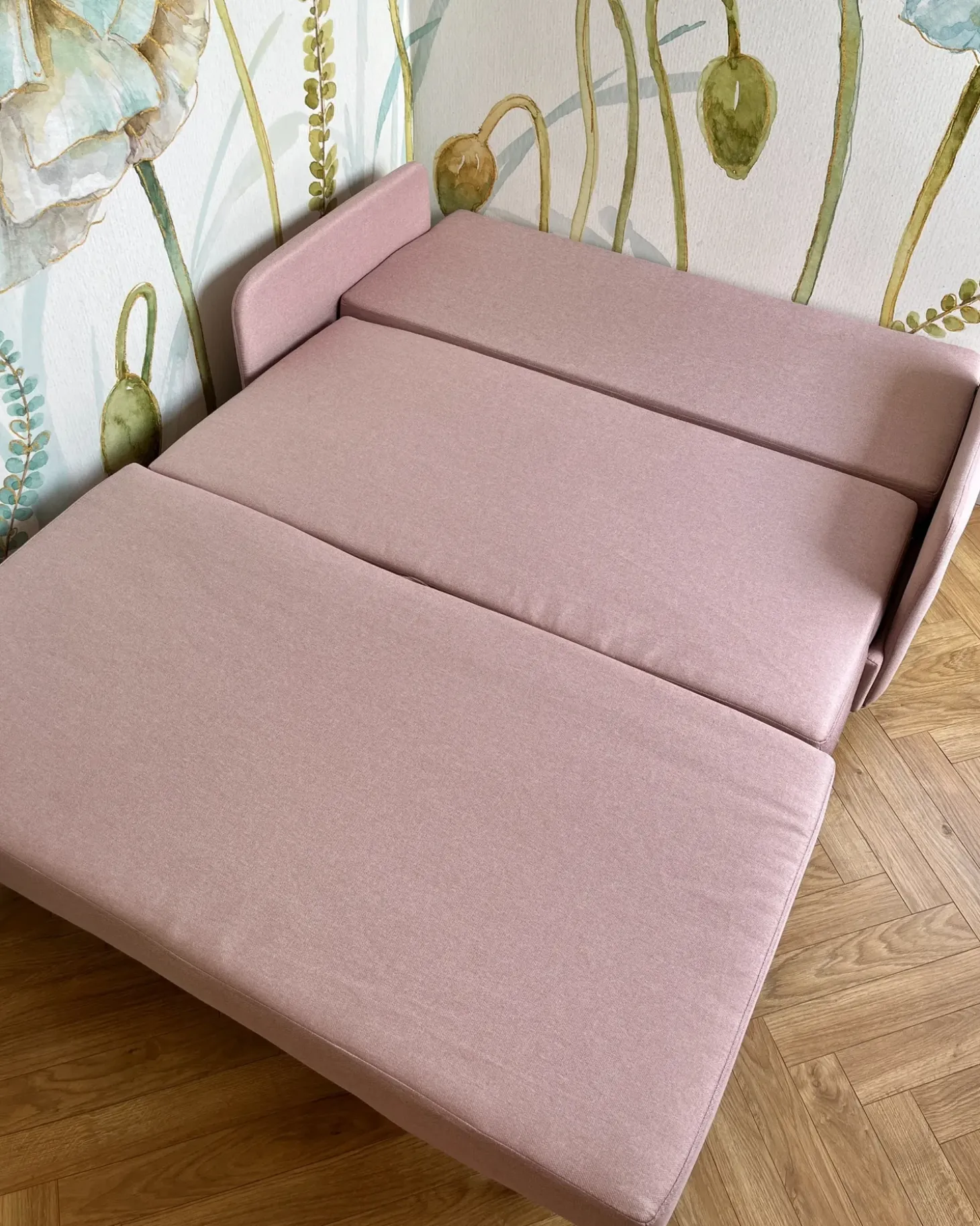 Sovesofa 2 personers BELFAST Lyserød