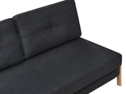 Sovesofa 2 personers EDLAND Sort