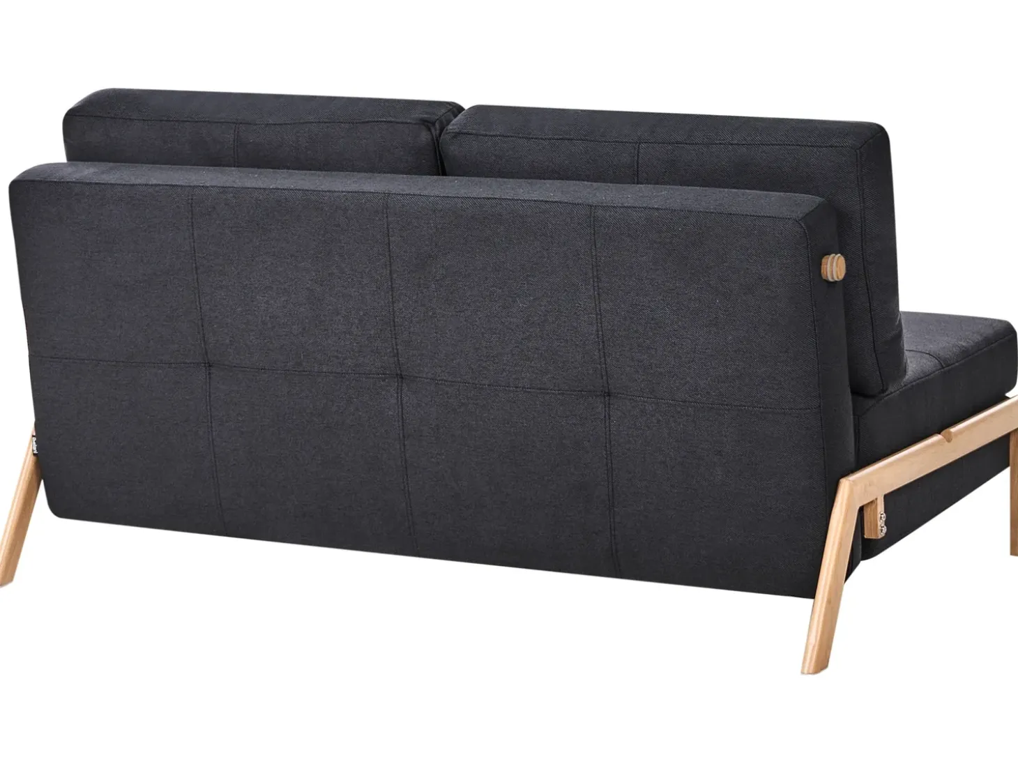 Sovesofa 2 personers EDLAND Sort