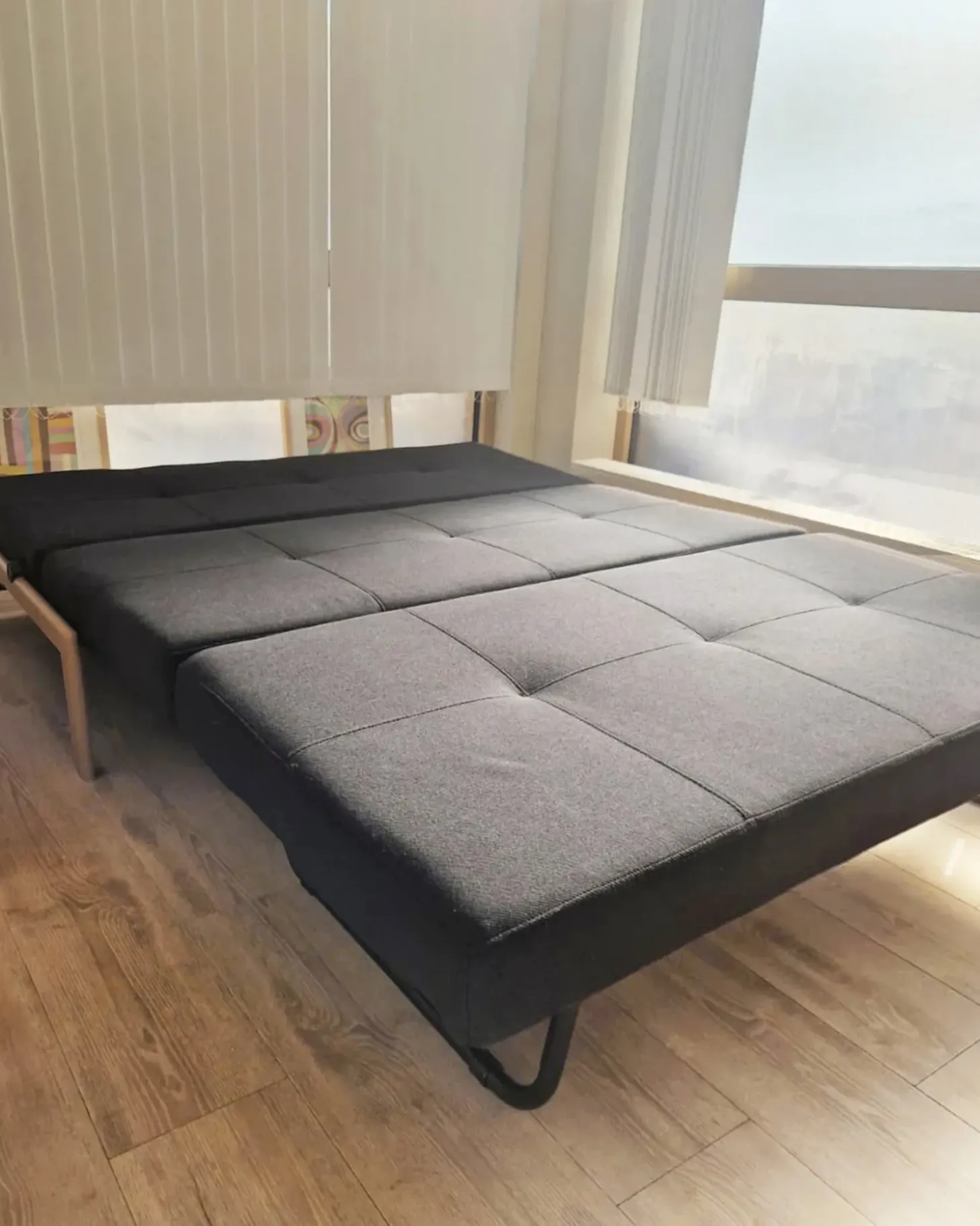 Sovesofa 2 personers EDLAND Sort