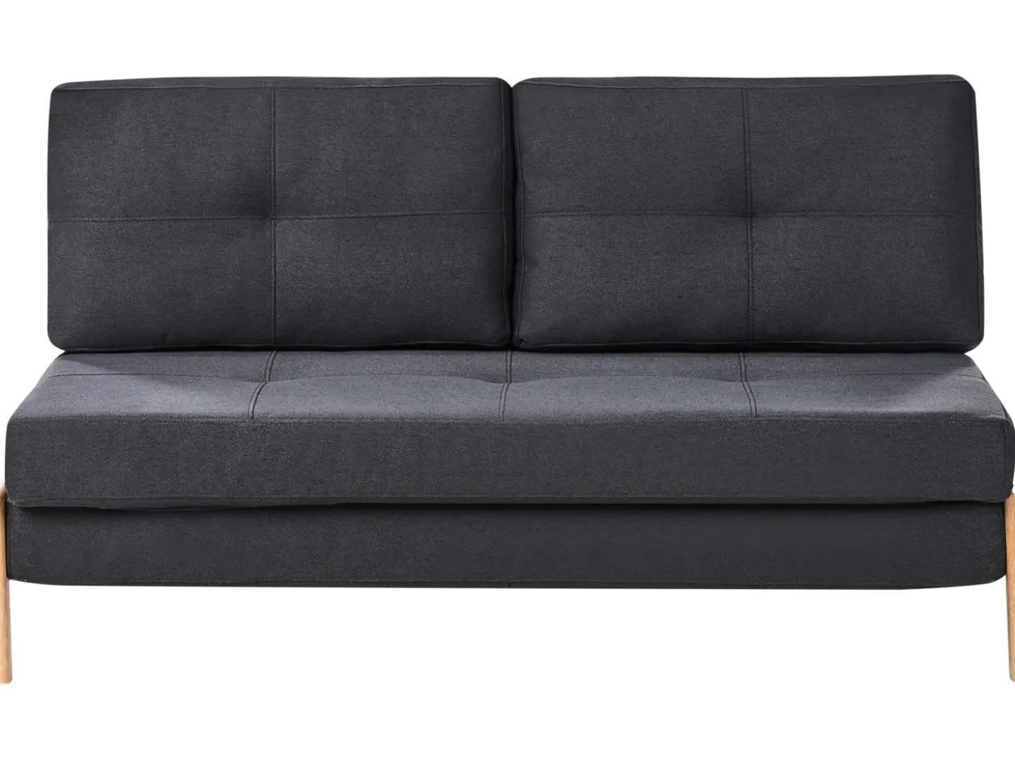 Sovesofa 2 personers EDLAND Sort