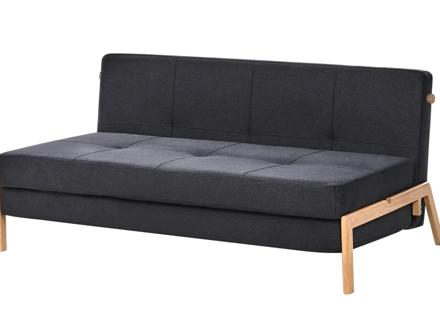 Sovesofa 2 personers EDLAND Sort