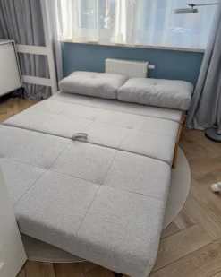 Sovesofa 2 personers EDLAND Lysegrå