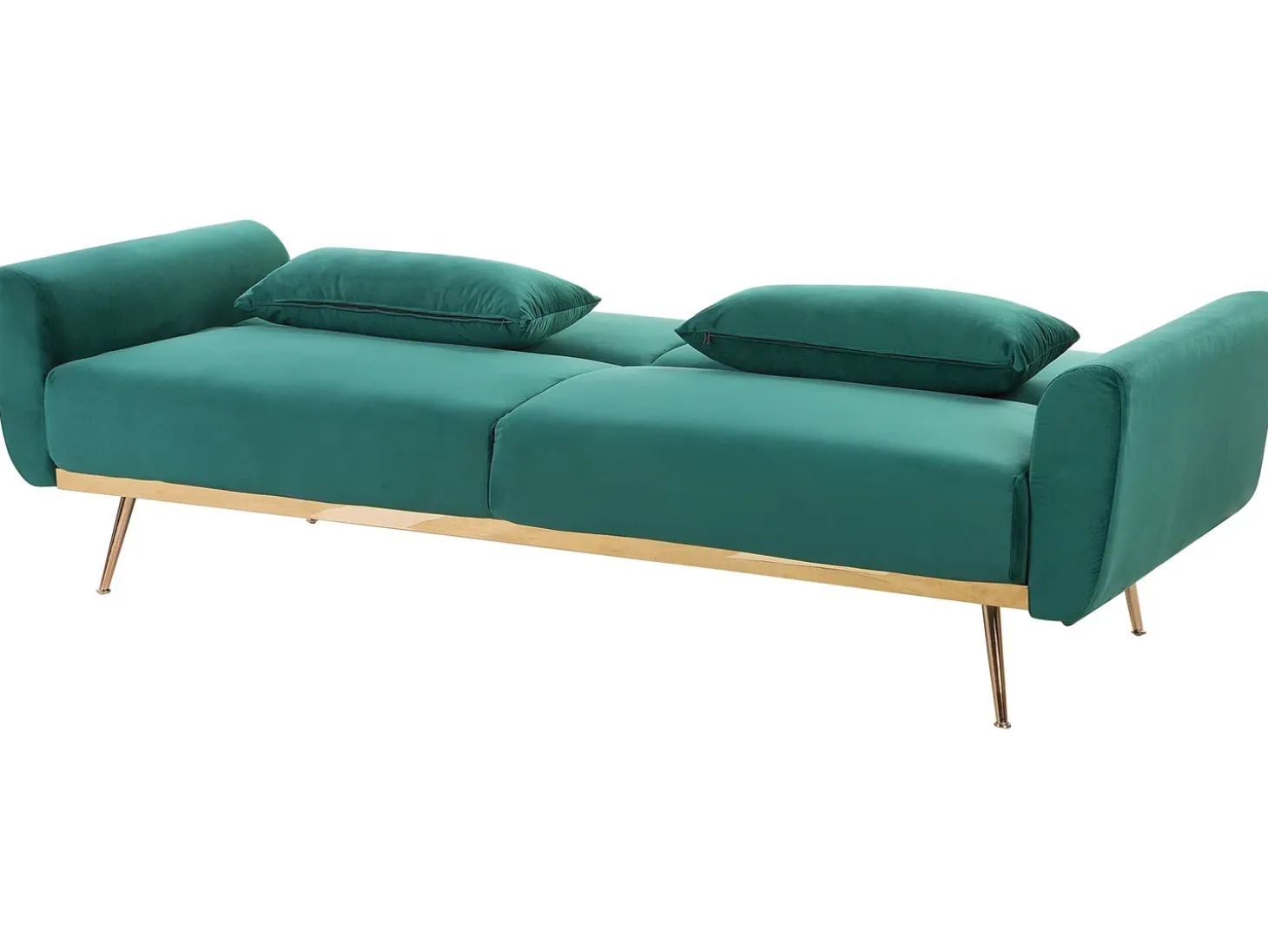 Sovesofa 3 personers EINA Velour Smaragdgrøn
