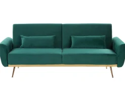 Sovesofa 3 personers EINA Velour Smaragdgrøn