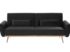 Sovesofa 3 personers EINA Velour Sort