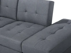 Sovesofa 3 personers FALSTER Mørkegrå med opbevaring