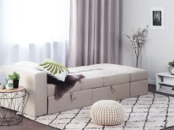 Sovesofa 3 personers FALSTER Beige med opbevaring