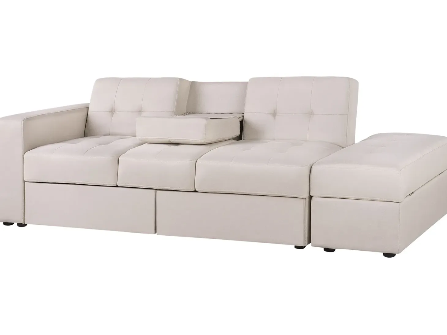 Sovesofa 3 personers FALSTER Beige med opbevaring