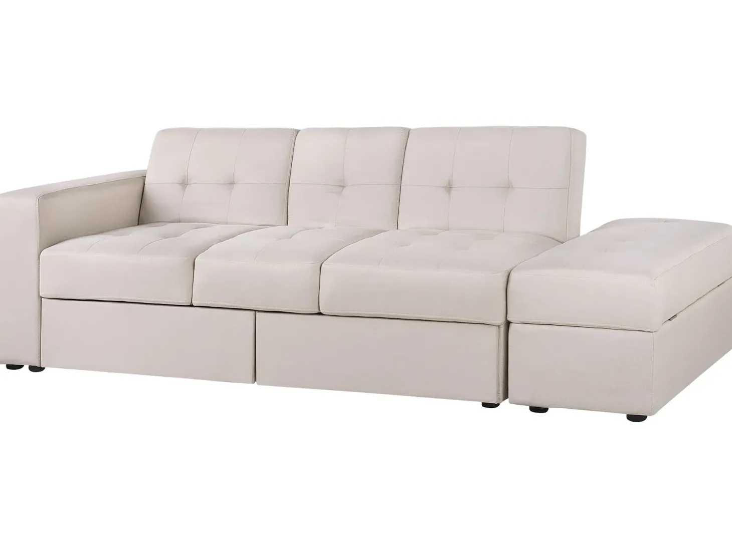 Sovesofa 3 personers FALSTER Beige med opbevaring