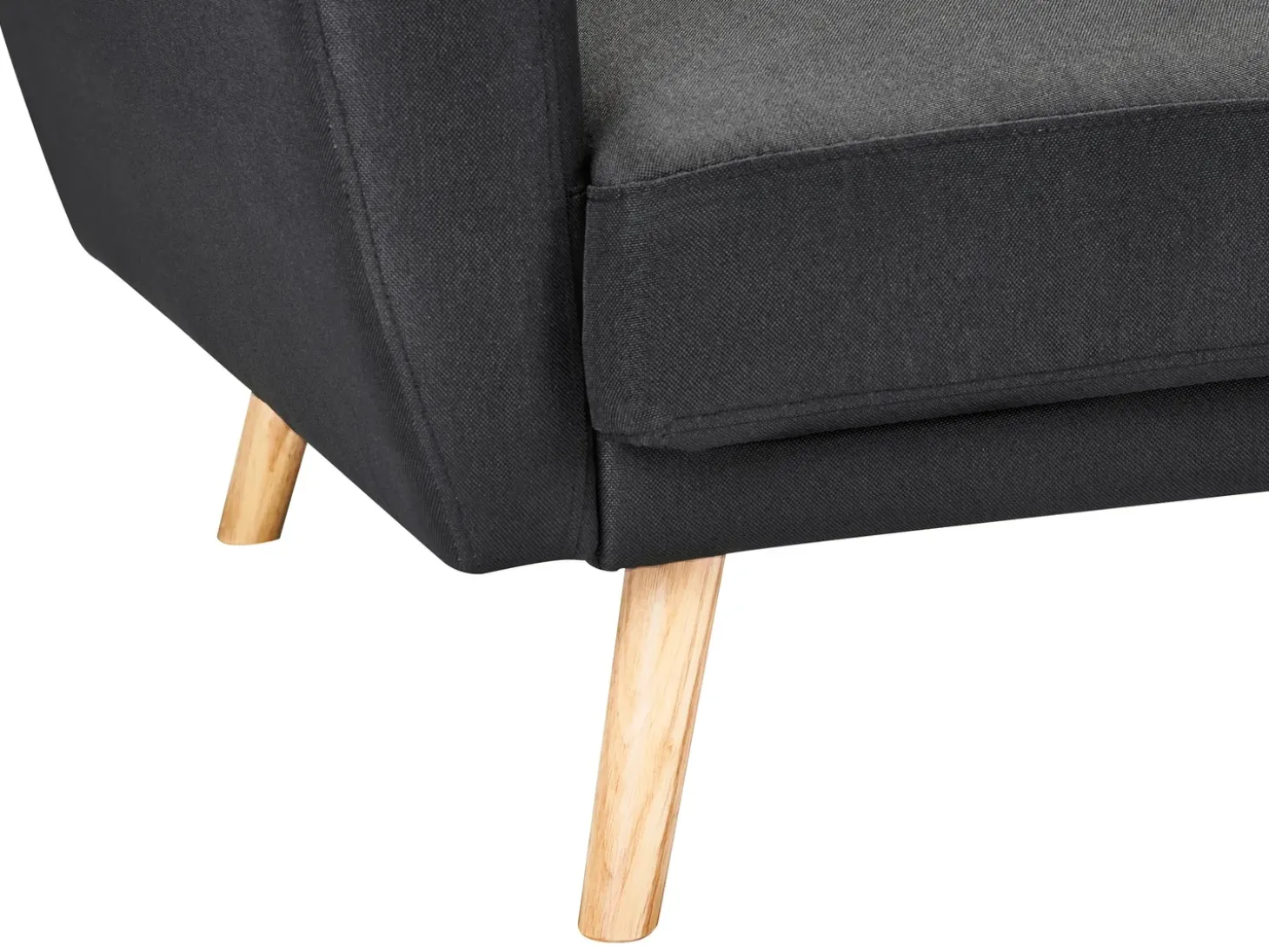 Sovesofa 2 personers FLORLI Sort
