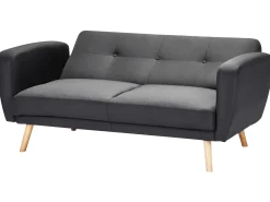 Sovesofa 2 personers FLORLI Sort