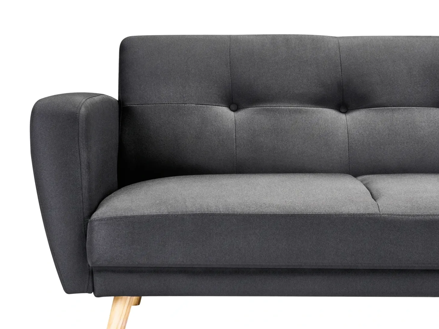 Sovesofa 2 personers FLORLI Sort