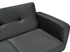 Sovesofa 2 personers FLORLI Sort