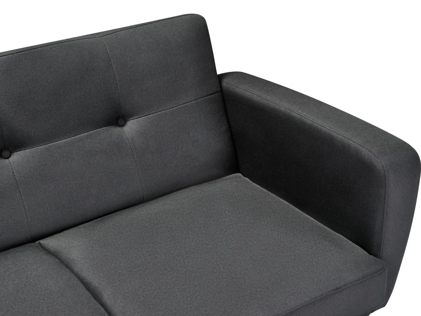 Sovesofa 2 personers FLORLI Sort