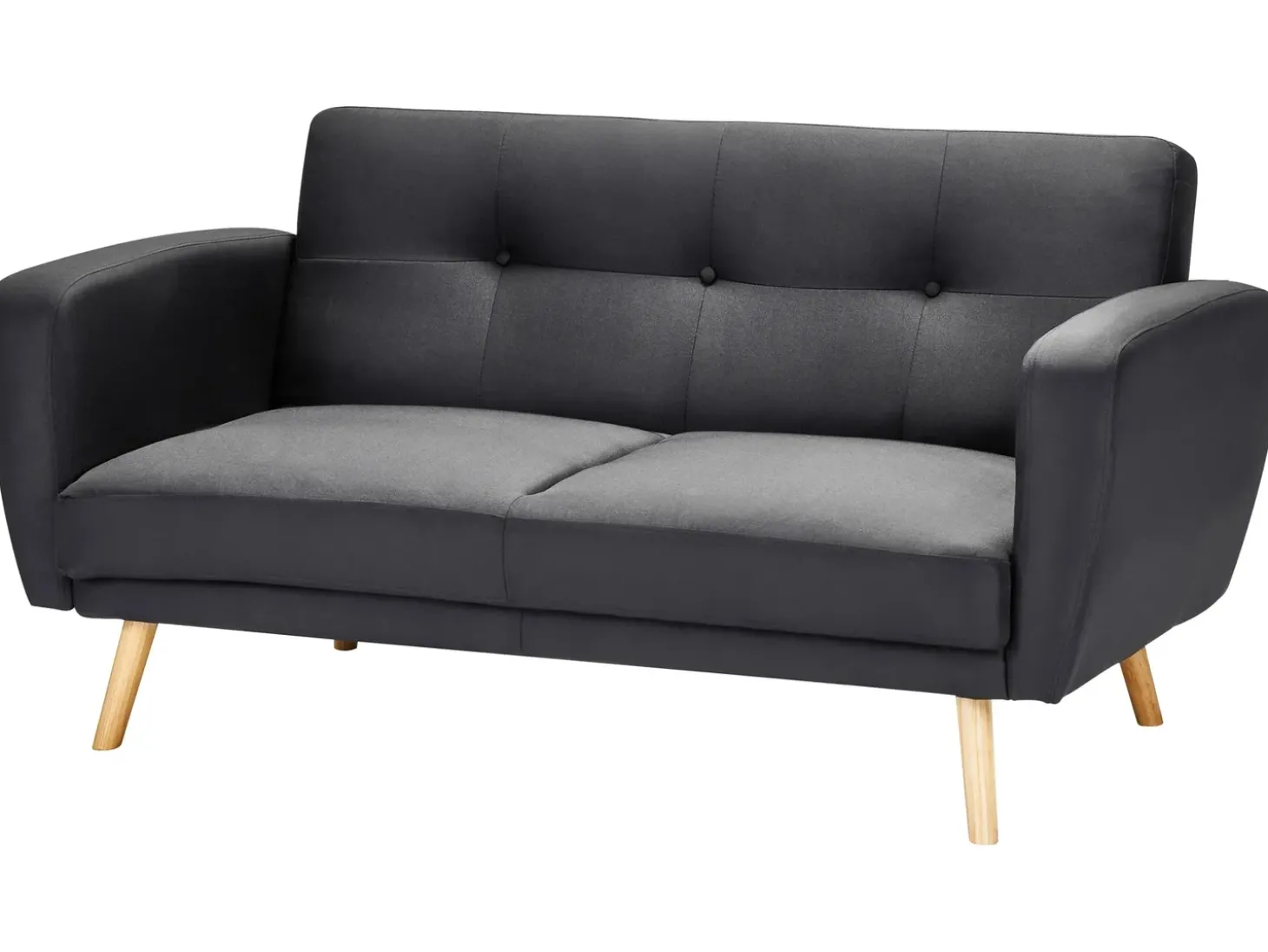 Sovesofa 2 personers FLORLI Sort