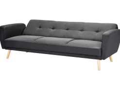 Sovesofa 3 personers FLORLI Sort