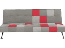 Sovesofa 3 personers OLSKER Velour Lysegrå