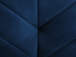 Sovesofa 3 personers SENJA Velour Navy Blå
