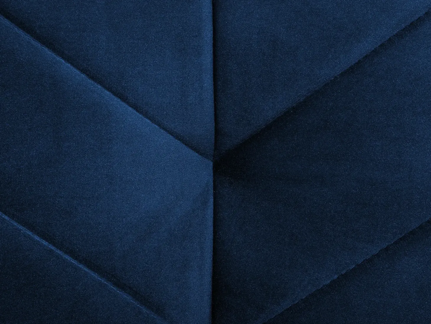 Sovesofa 3 personers SENJA Velour Navy Blå