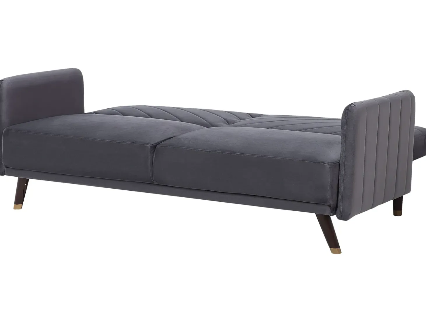 Sovesofa 3 personers SENJA Velour Grå