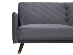 Sovesofa 3 personers SENJA Velour Grå