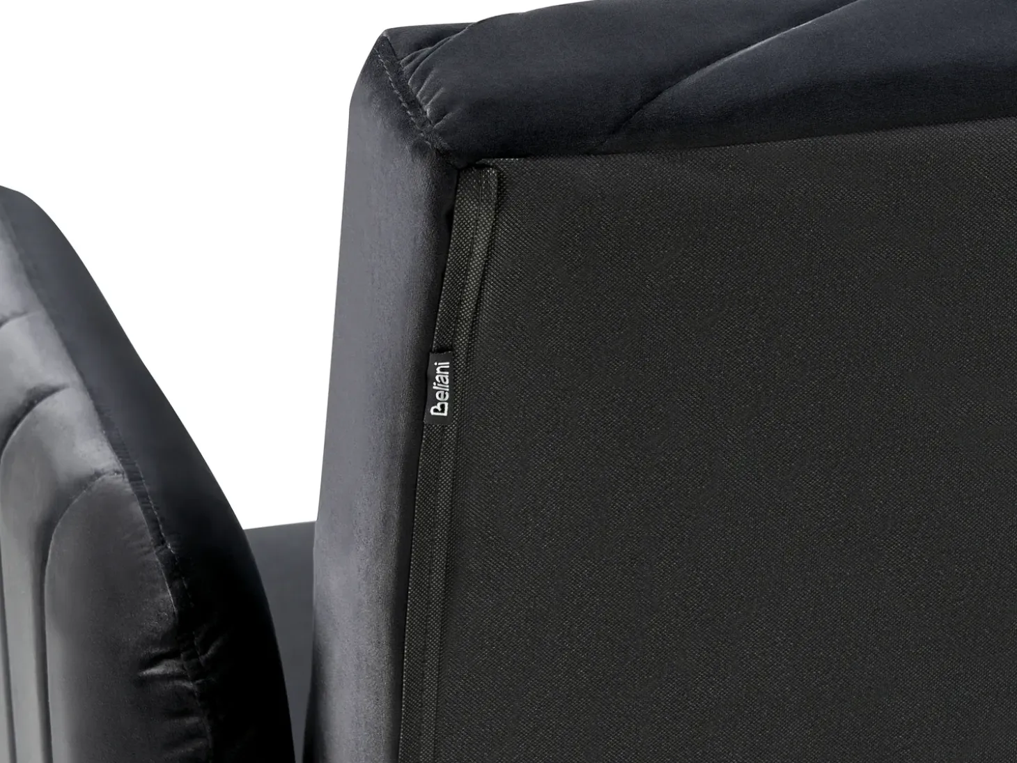Sovesofa 3 personers SENJA Velour Sort