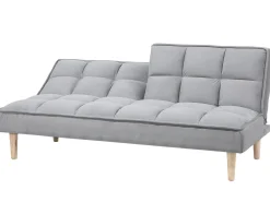 Sovesofa 3 personers SILJAN Lysegrå Grå