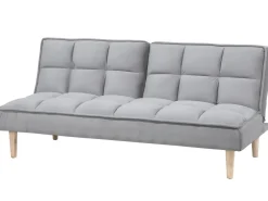 Sovesofa 3 personers SILJAN Lysegrå Grå