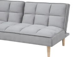 Sovesofa 3 personers SILJAN Lysegrå Grå